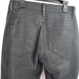 James Jeans Black Coated Skinny Jeans 26